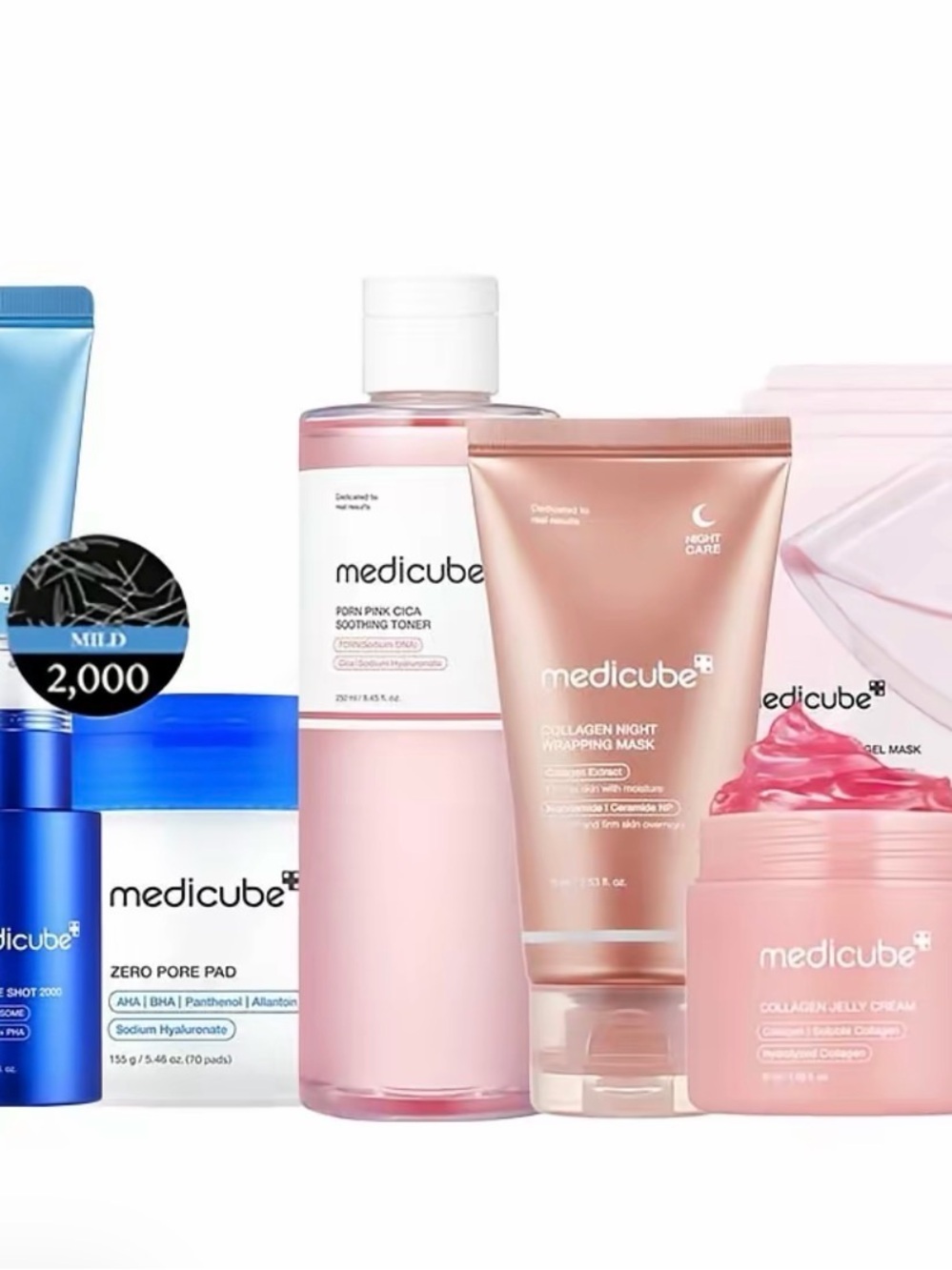 Medicube Pink Pore-Soothing Cica Toner — Hydrating Pink Facial Toner